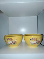 Retro Nesquik Quicky Rabbit ontbijt kommen - set van 2 - 90s, Ophalen of Verzenden, Kom(men)