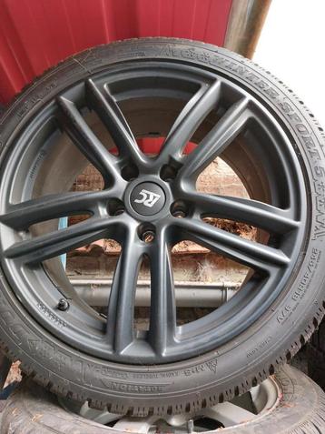 ALU VELGEN BROCK 18 inch met WINTERBANDEN - AUDI MERCEDES  beschikbaar voor biedingen