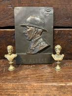 Albert 1er Roi Chevalier - Reine Elisabeth, Enlèvement ou Envoi, Bronze