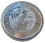 Australië 1 kilo zilver kookaburra 1992, Postzegels en Munten, Ophalen of Verzenden, Zilver