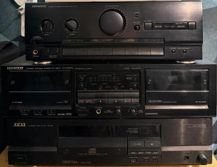 Chaine Stéréo Kenwood, TV, Hi-fi & Vidéo, Chaîne Hi-fi, Utilisé, Deck cassettes ou Lecteur-enregistreur de cassettes, Lecteur CD