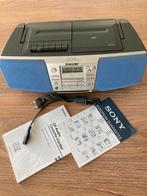 Sony CD radio cassette-recorder., Ophalen, Radio, Met cd-speler