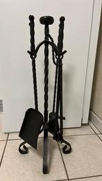 Haardset smeedijzer, Ophalen, Gebruikt