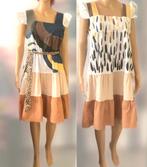 Unique dress (size S/M) - can be worn on 2 sides, Maat 38/40 (M), Wit, Ophalen of Verzenden, Knielengte