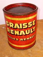 Vintage blik Graisse Renault, Ophalen of Verzenden, Gebruikt