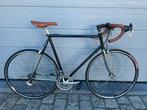 Retro koersfiets mat zwart met bruine accenten, Fietsen en Brommers, Ophalen, Zo goed als nieuw