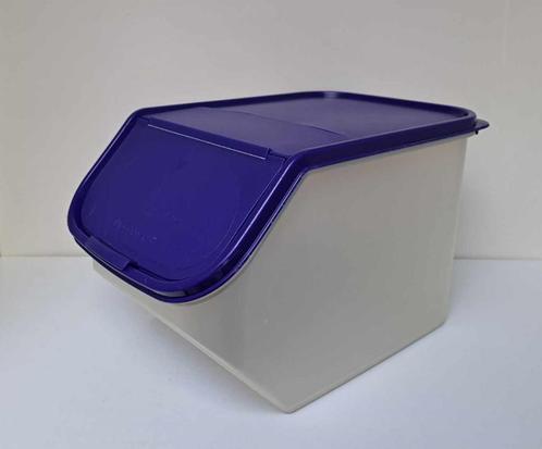 Tupperware™ « Boite à Puiser » x 3 liter, Huis en Inrichting, Keuken | Tupperware, Gebruikt, Bus of Trommel, Blauw, Wit, Verzenden