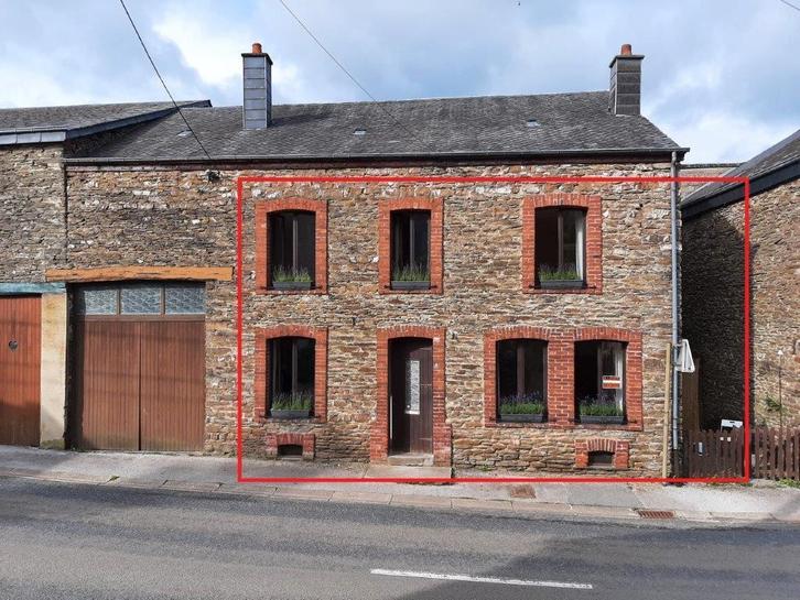 6830 Poupehan : charmante maison, terrasse, 2 chambres., Immo, Maisons à louer, Province de Luxembourg, Maison de coin, Par agence ou courtier