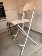 4 Franklin barkrukken ikea te koop - wit, Huis en Inrichting, 4 krukken, Ophalen, Zo goed als nieuw, 60 tot 90 cm