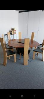 Vanden berghe pauvers cirkante tafel en stoelen, Ophalen