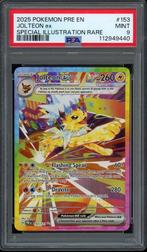 Jolteon ex [SIR] PSA 9 - 153/131 - Prismatic Evolutions 2025, Verzenden, Zo goed als nieuw, Losse kaart