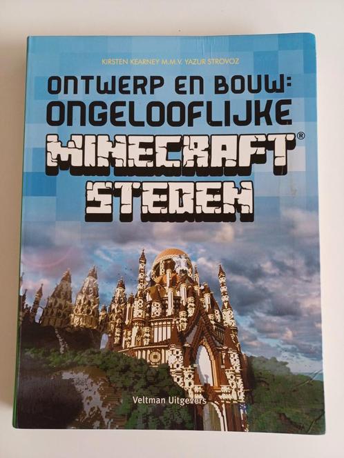 Ontwerp en bouw: ongelooflijke Minecraft steden, Livres, Loisirs & Temps libre, Comme neuf, Enlèvement ou Envoi