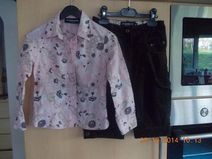 Setje Mc. Gregor. 3 stuks. 2x. maat 116 en Maat 152., Enfants & Bébés, Vêtements enfant | Taille 116, Comme neuf, Fille, Ensemble