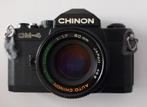 Chinon CM-4 + objectifs, Audio, Tv en Foto, Fotocamera's Analoog, Ophalen of Verzenden, Gebruikt, Spiegelreflex, Overige Merken
