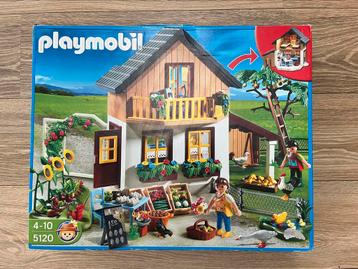 Playmobil set 5120 Hoeve met biowinkel, Kinderen en Baby's, Speelgoed | Playmobil, Ophalen of Verzenden, Gebruikt