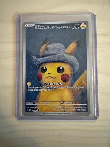 Pikachu with grey felt hat beschikbaar voor biedingen