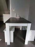 tafel met 2 banken, Ophalen