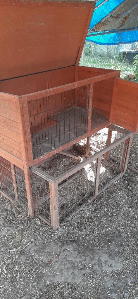 cabanes , bâche, mangeoire pour poules, Tuin en Terras, Partytenten, Gebruikt, Ophalen