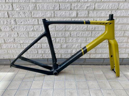 Scott Addict Gravel Tuned frameset Large met schade, Fietsen en Brommers, Fietsonderdelen, Gebruikt, Racefiets, Frame, Verzenden
