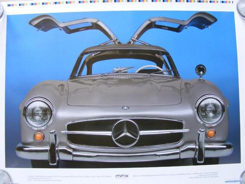 POSTERS Mercedes gullwing, SL, Mini Cooper en Cabrio, Verzamelen, Posters, Nieuw, Reclame, A1 t/m A3, Rechthoekig Liggend, Ophalen of Verzenden