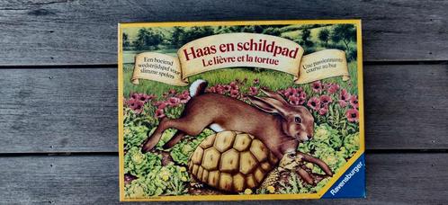 Haas en schildpad - Weer een spel van nonkel Marcel., Hobby en Vrije tijd, Gezelschapsspellen | Bordspellen, Ophalen of Verzenden