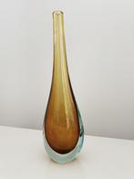 Vaas in murano glas - sommerso, Huis en Inrichting, Minder dan 50 cm, Glas, Ophalen of Verzenden, Zo goed als nieuw
