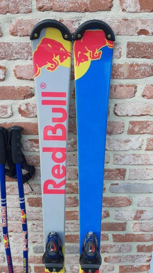 Paire de ski RED BULL, introuvable !, Sport en Fitness, Skiën en Langlaufen, Zo goed als nieuw, Ski's, Ski, Overige merken, Carve