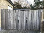 2 delige geïmpregneerd grenen houten poort, Tuin en Terras, Ophalen, Gebruikt, Hout, Draaipoort