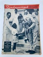 Zondagsvriend nr 21 1955: Boudewijn, Kongo, Westerlo,, Ophalen of Verzenden, 1940 tot 1960, Tijdschrift