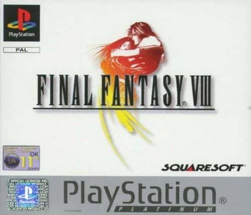 Final Fantasy VIII (8) Platinum (zonder boekje) (doosje is b, Games en Spelcomputers, Games | Sony PlayStation 1, Gebruikt, Role Playing Game (Rpg)