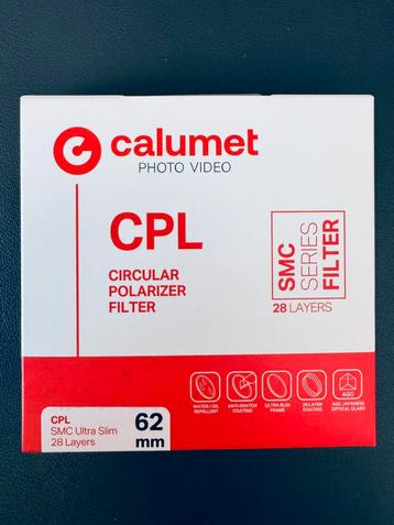 62 mm Circulaire polaristatiefilter van Calumet - nieuw beschikbaar voor biedingen