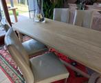 5 eetkamerstoelen, Huis en Inrichting, Ophalen, Overige kleuren, Leer, Zo goed als nieuw