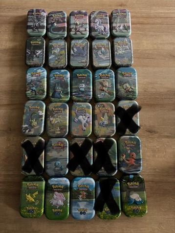 Pokemon mini tins beschikbaar voor biedingen