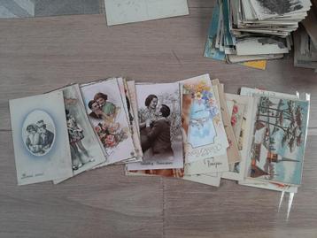 Lot de 135 cartes postale ancienne fantaisie 