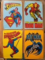 4 Metalen platen Superhelden, Ophalen of Verzenden