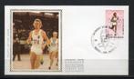 Année 1980 : FDC 1974 soie -  Ivo Van Damme - Obli. Brussel, Postzegels en Munten, Ophalen of Verzenden