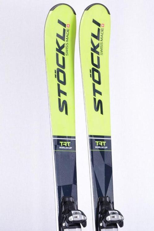 161 ; 168 cm SKIS STOCKLI LASER AR 2021, noir/vert, poignée, Sports & Fitness, Ski & Ski de fond, Envoi