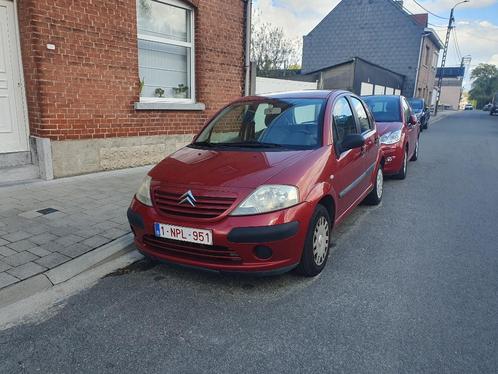 Citroën c3 2004 200.000 km rijd goed, Autos, Citroën, Particulier, C3, Essence, Euro 3, 5 portes, Boîte manuelle, Rouge, Gris