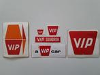 Vintage Sticker lot - 6x VIP Stickers - Diverse formaten, Auto of Motor, Ophalen of Verzenden, Zo goed als nieuw