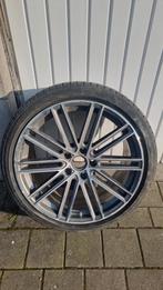 4 velgen zaten op een 21 inch Porsche Panamera, Ophalen, Velg(en), 21 inch, Winterbanden