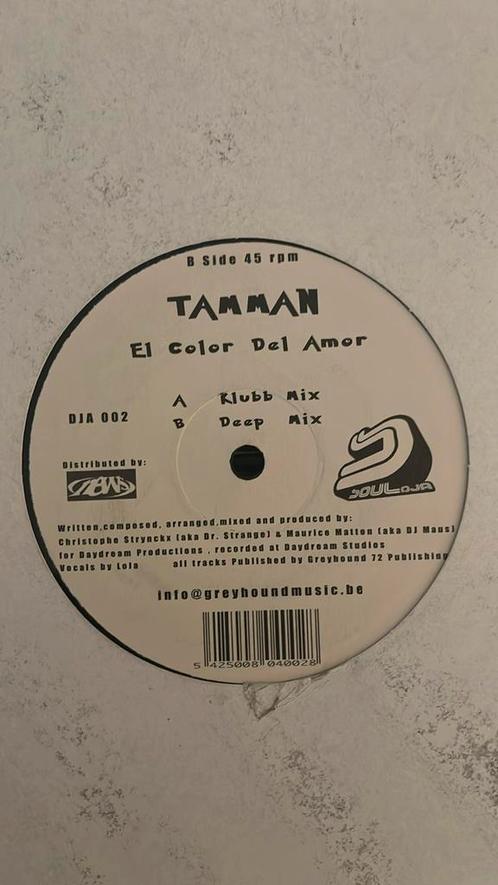 Tamman - El Color Del Amor (12", Promo) ibiza house bomb, CD & DVD, Vinyles | Dance & House, Utilisé, Dance populaire, 12 pouces