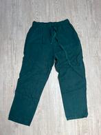 Donkergroene broek (Zara), Kleding | Dames, Broeken en Pantalons, Ophalen, Zo goed als nieuw, Maat 38/40 (M)