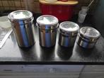 4 metalen dozen, Huis en Inrichting, Keuken | Keukenbenodigdheden, Ophalen of Verzenden, Zo goed als nieuw