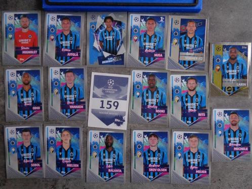 TOPPS     VOETBAL STICKERS CLUB BRUGGE CL2022/23 17X NIEUWST, Hobby en Vrije tijd, Stickers en Plaatjes, Verzenden