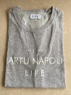 Lichtgrijze T-shirt Artu Napoli, Maat 52/54 (L), Verzenden, Zo goed als nieuw, Artu Napoli