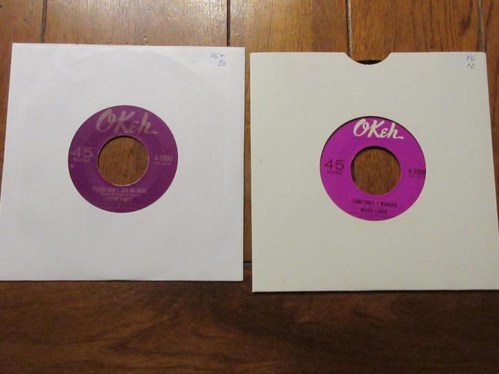 Set (3) van 2x 45t Major Lance Popcorn Oldies Original Okeh, Cd's en Dvd's, Vinyl Singles, Gebruikt, Single, R&B en Soul, 7 inch