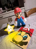 Figurine  super mario bros  avec son étoile illuminée, Ophalen of Verzenden, Zo goed als nieuw