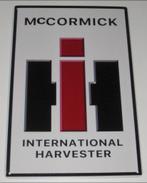 McCORMICK : Bord Logo McCormick - International Harvester, Verzamelen, Merken en Reclamevoorwerpen, Verzenden, Nieuw, Reclamebord