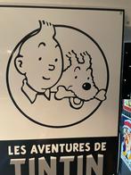 emaille reclame bord tintin, Ophalen, Nieuw, Reclamebord