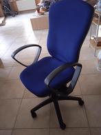 Bureaustoel., Ophalen, Blauw, Zo goed als nieuw, Bureaustoel